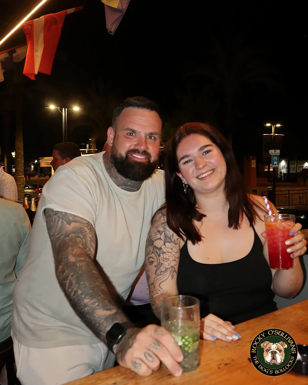 Cocktails on the terrace