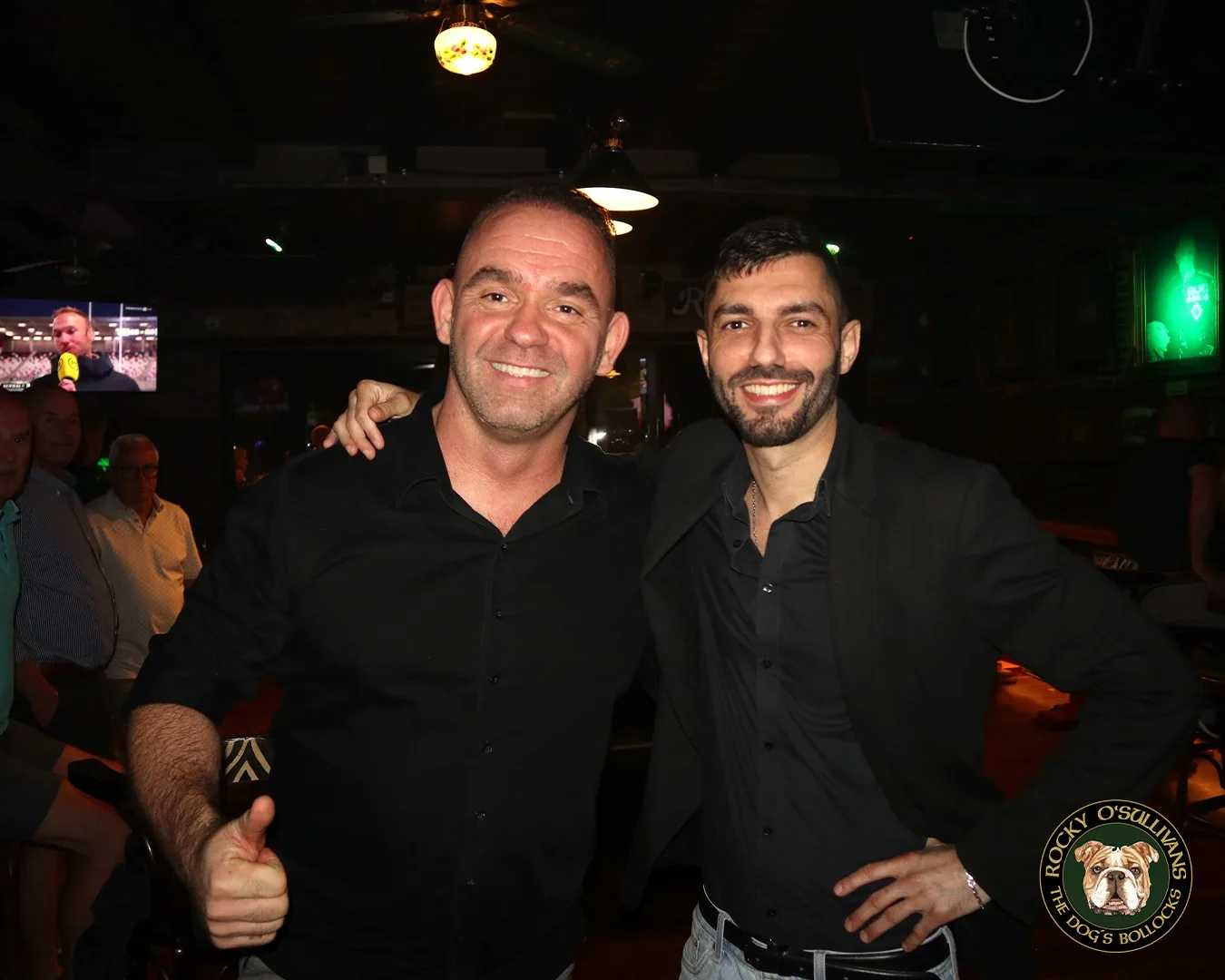 Friends at the bar