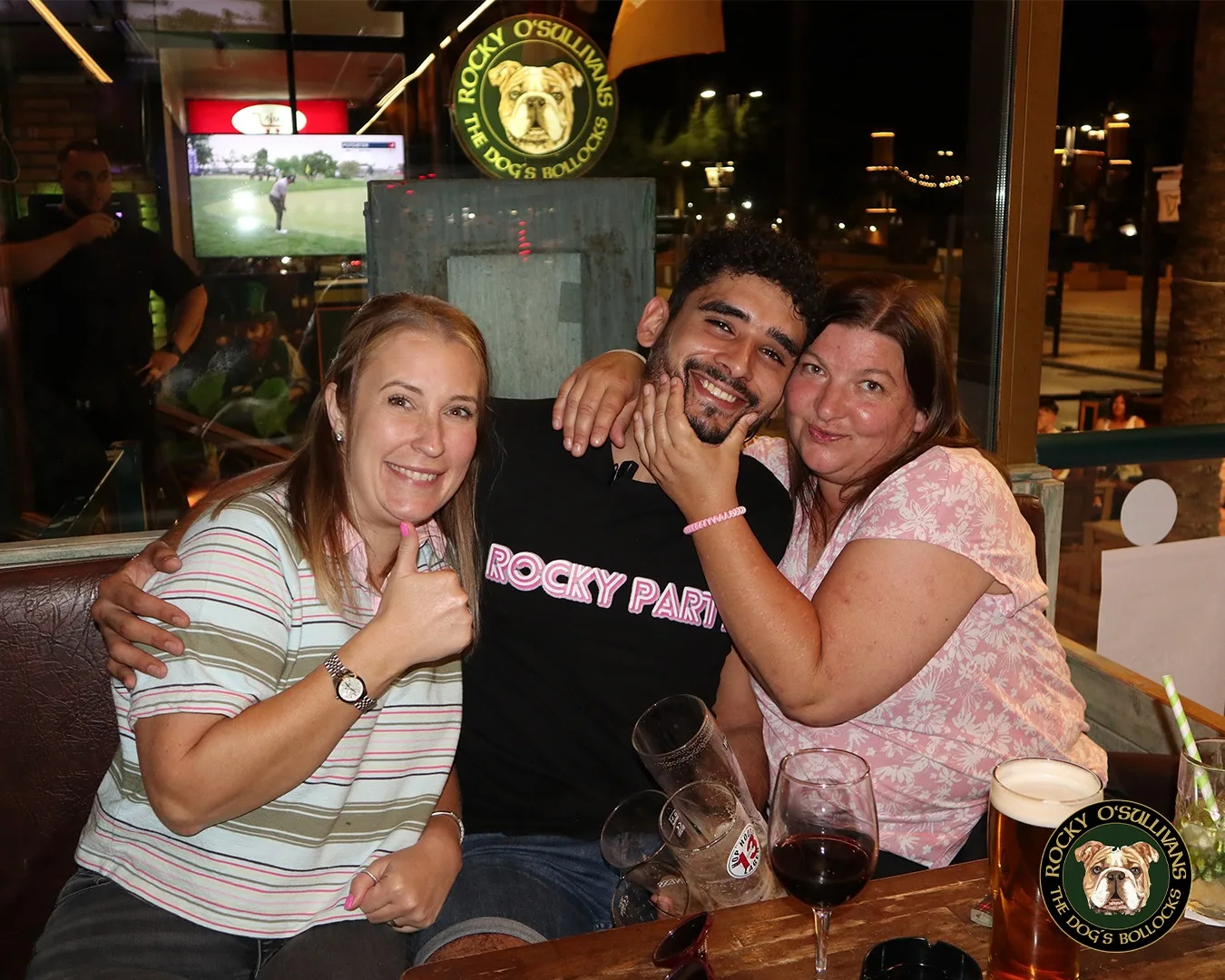 Rocky's party crew